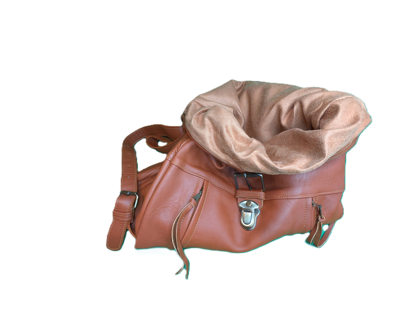 Leather Backpack / Sac à dos en cuir
