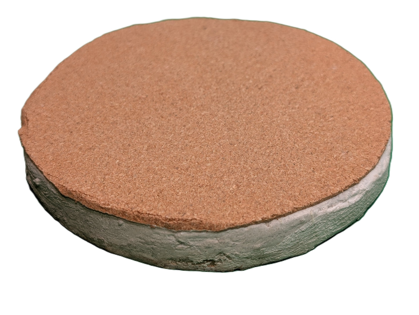 Zellige  round sample octagonal Red-Mustard blue Mustard background / Échantillon rond zellige octagonal rouge-moutarde bleu fond Moutarde