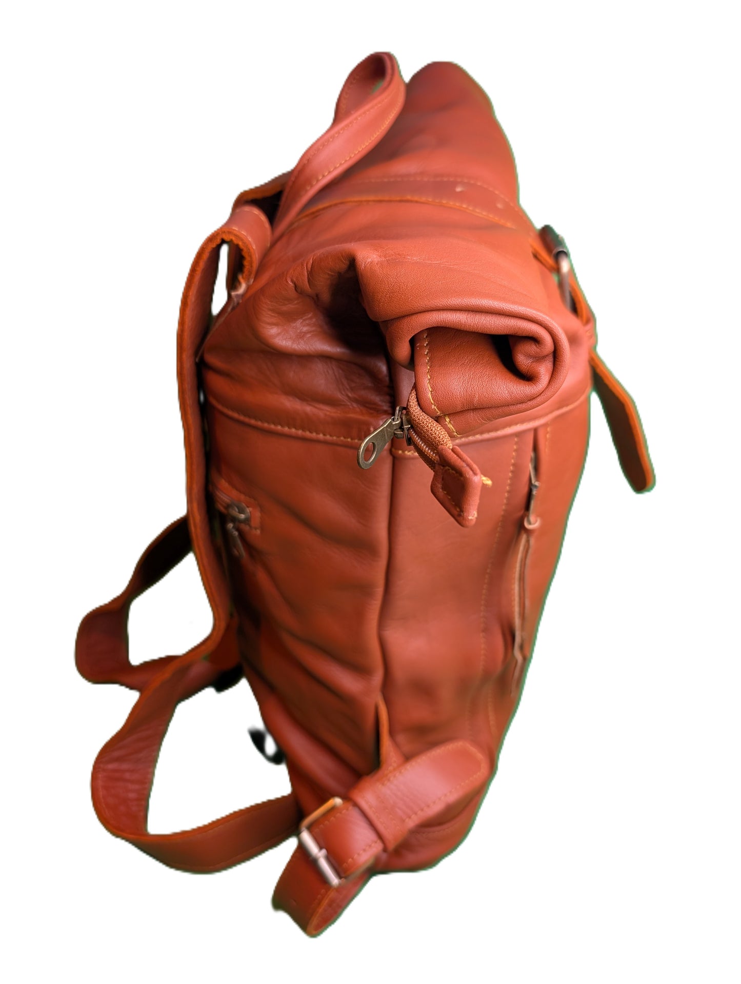 Leather Backpack / Sac à dos en cuir